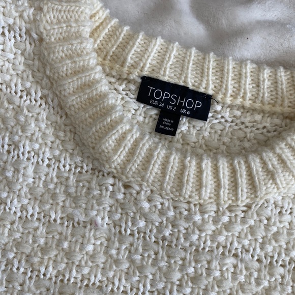 Topshop Sweaters - Topshop Cream sweater